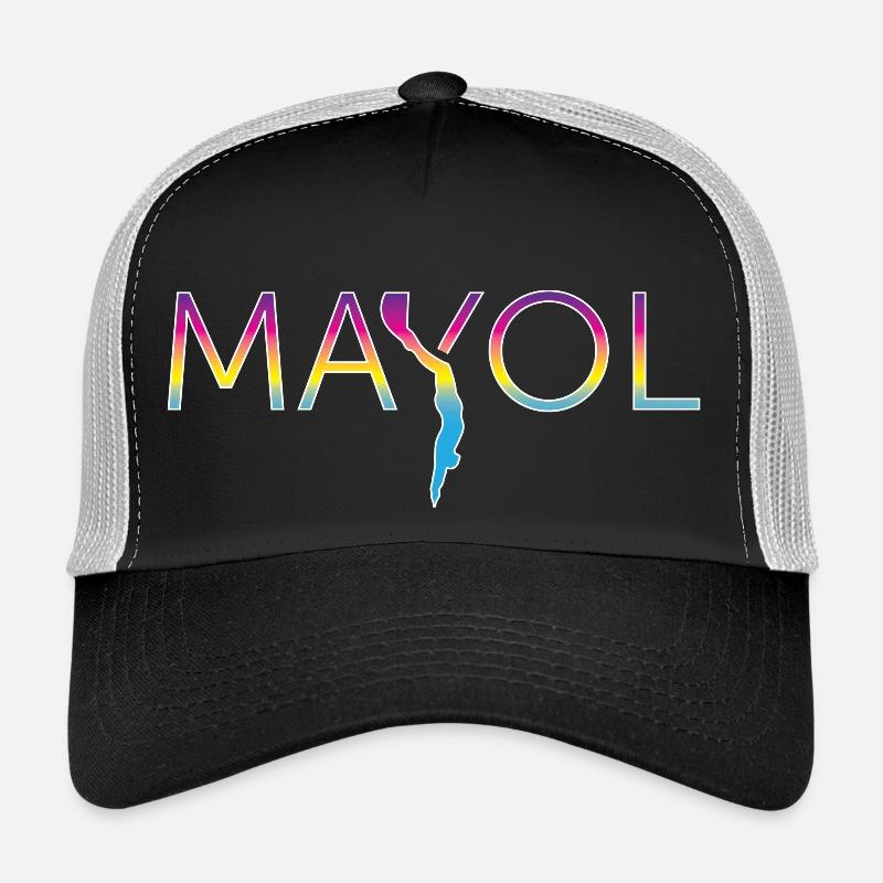 MAYOL – Apnea legend - Trucker Cap - black/stone grey