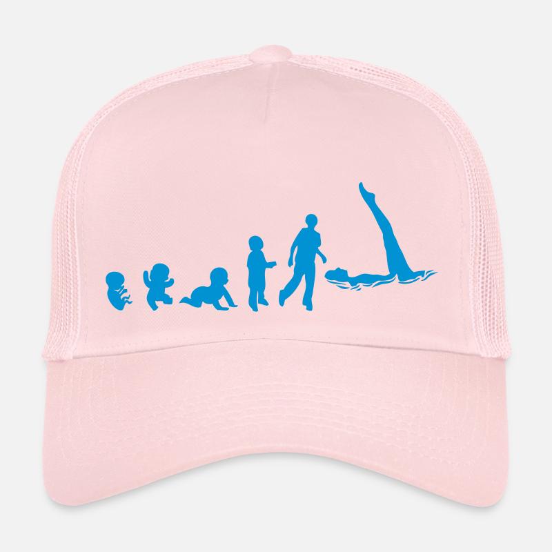 Evolution synchro swimming fetus human8 Trucker Cap