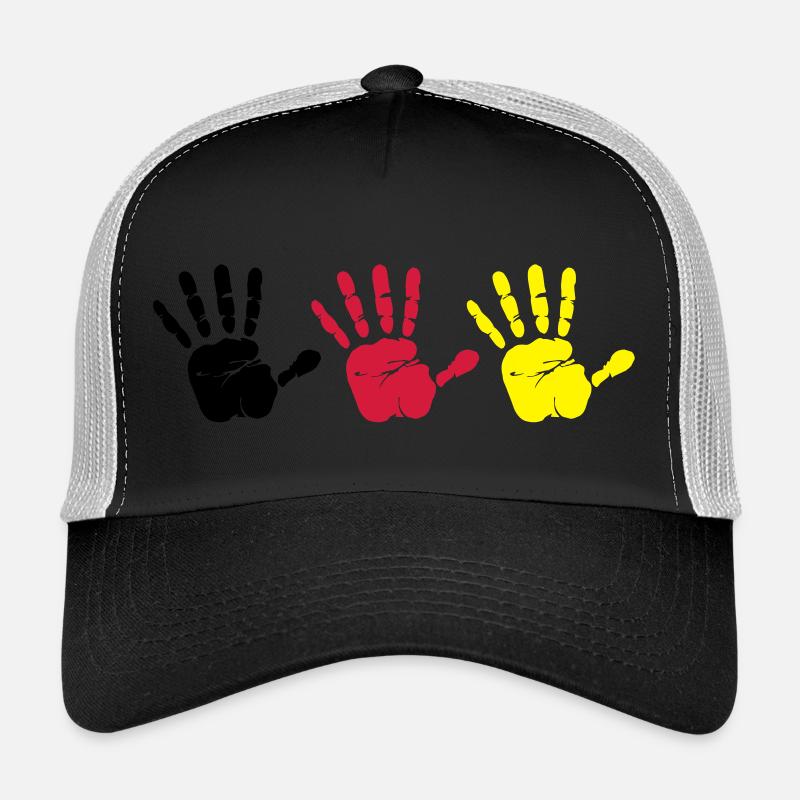Empreinte de main Trio Casquette trucker 