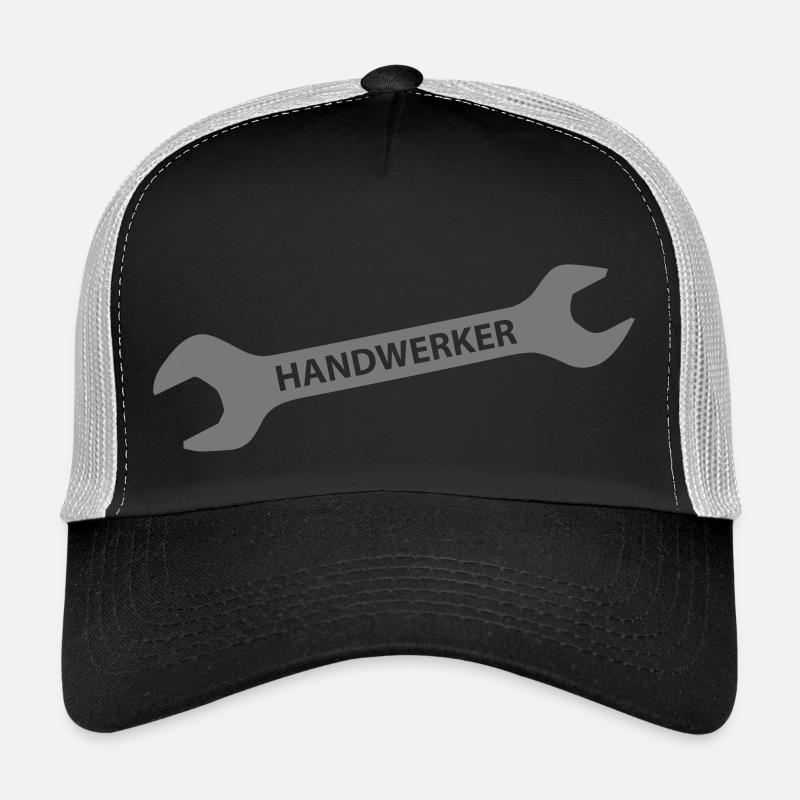 Handwerker - Trucker Cap - Schwarz/Steingrau