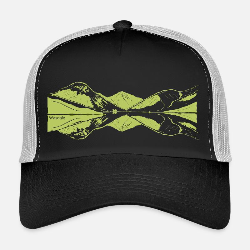 Wasdale view - Trucker Cap - black/stone grey