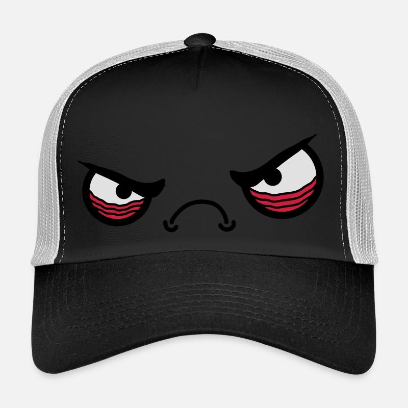 Angry Face Trucker Cap