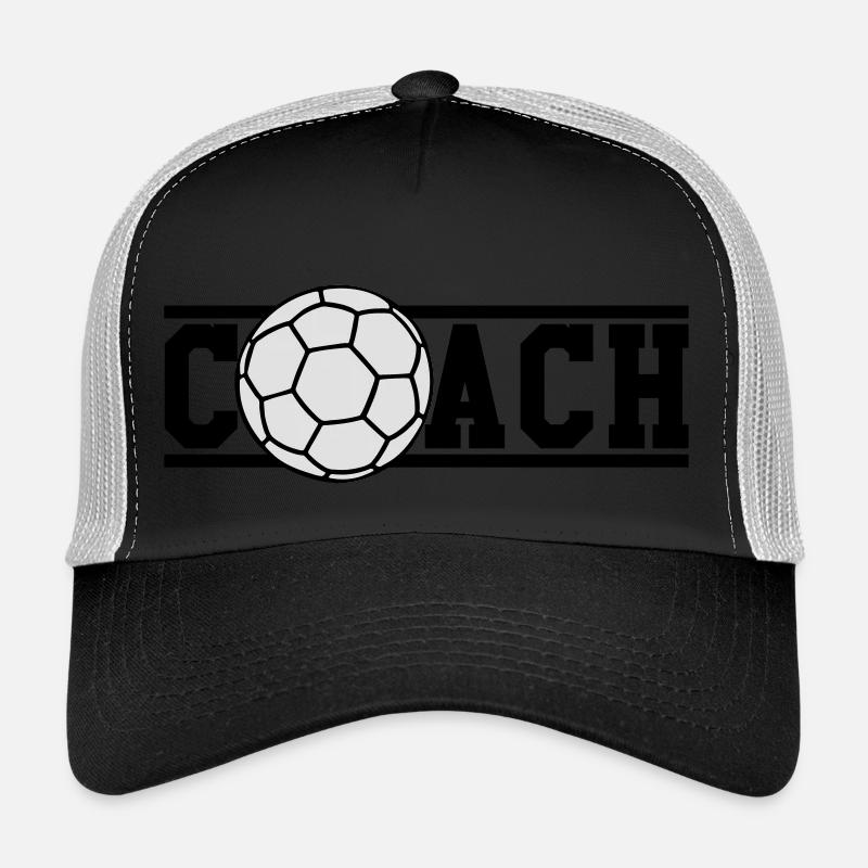 Handball Coach - Trucker Cap - Schwarz/Steingrau