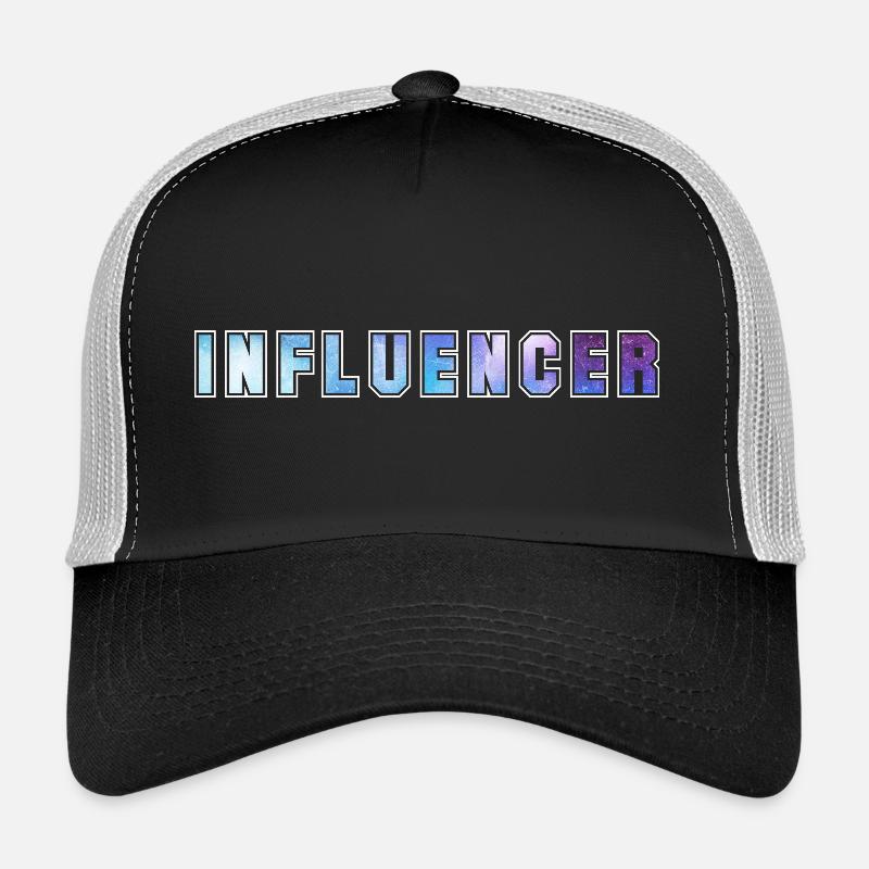 Influencer - Trucker Cap - Schwarz/Steingrau