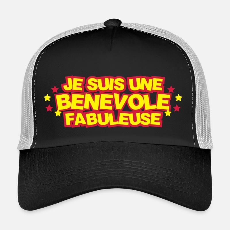 Bénévolat / Bénévole / Solidaire / Humanitaire Casquette trucker 