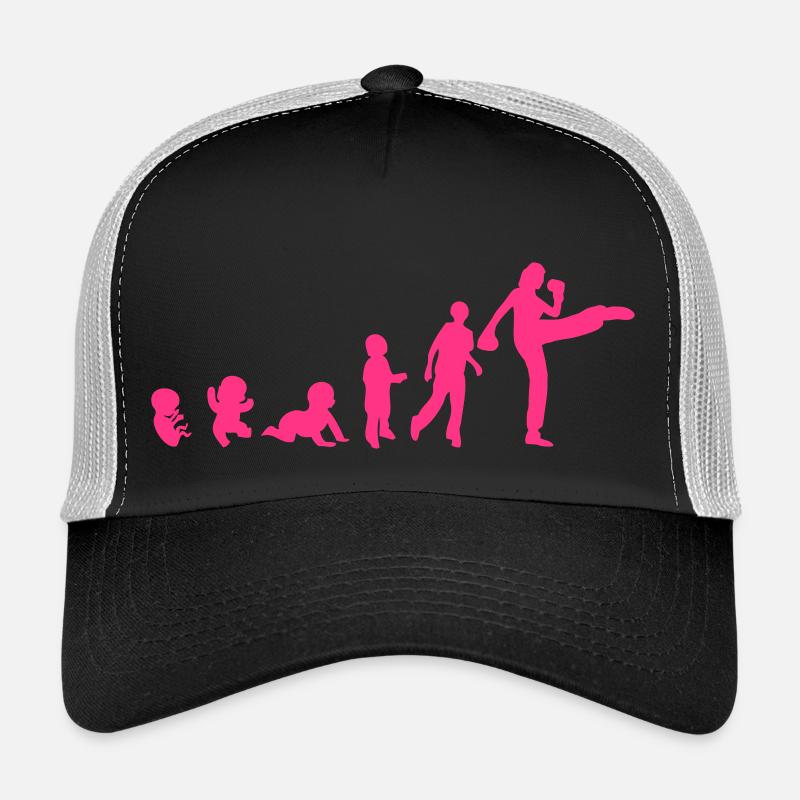 evolution franzoesisch boxen savate 4 - Trucker Cap - Schwarz/Steingrau