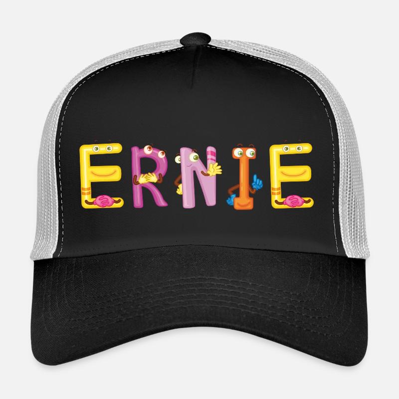 Ernie - Trucker Cap - Schwarz/Steingrau