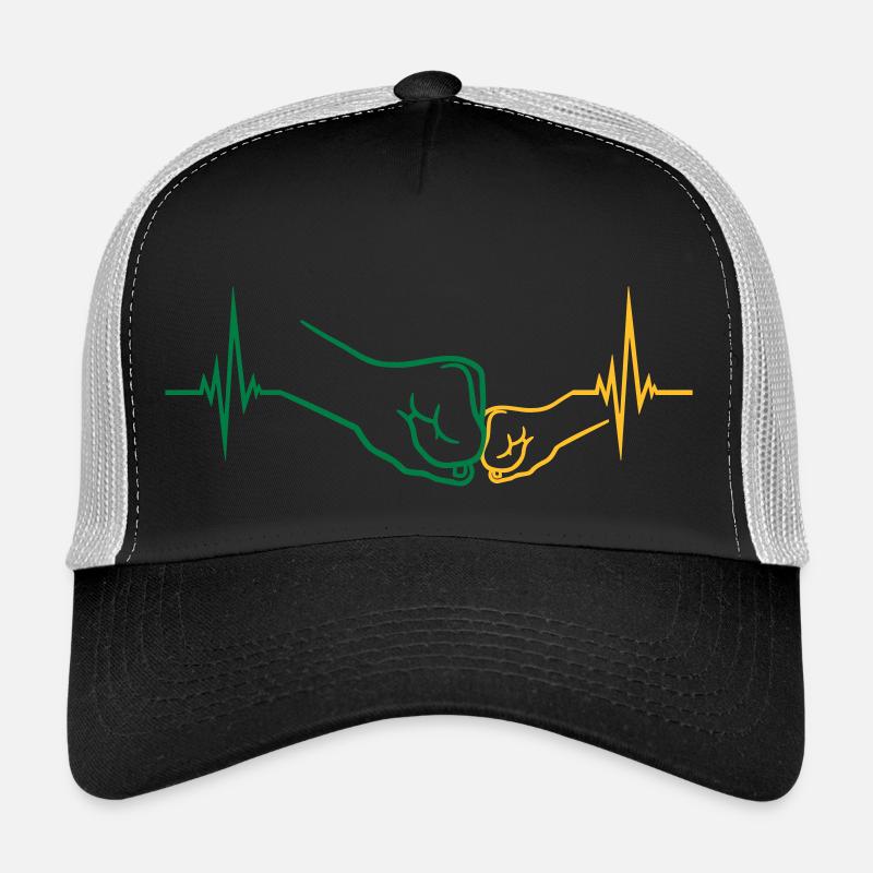 Kind Fäuste Puls - Trucker Cap - Schwarz/Steingrau