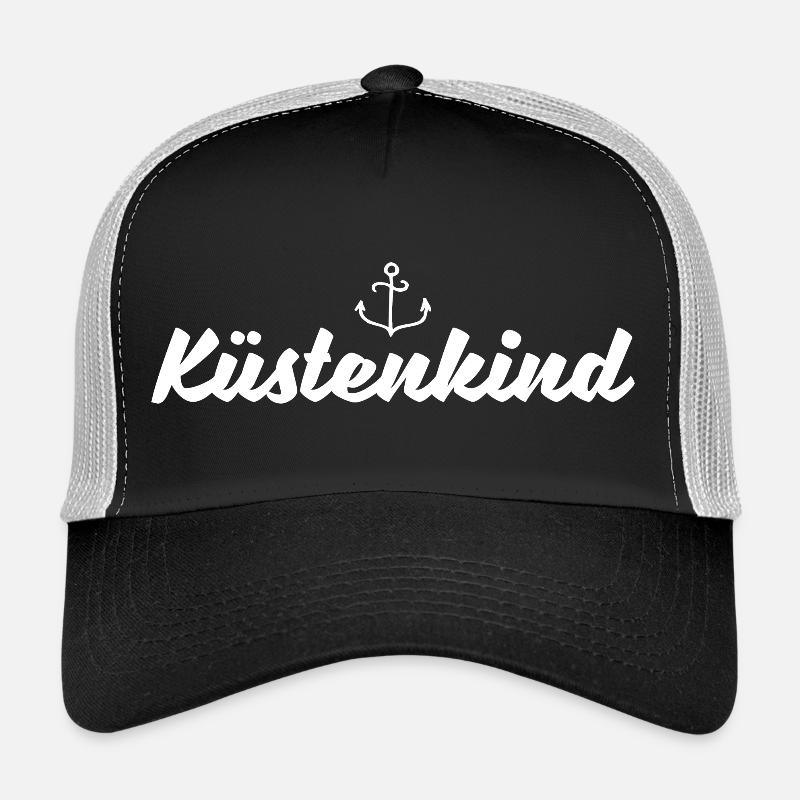 Küstenkind - Trucker Cap - Schwarz/Steingrau