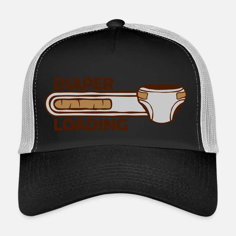 Diaper Loading Windel Trucker Cap