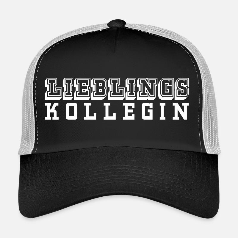 Lieblingskollegin Tshirt white Trucker Cap