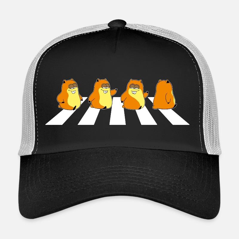 Abbey Road - Trucker Cap - Schwarz/Steingrau