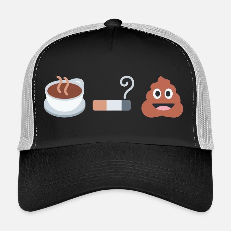 Coffee, cigarette, biscuit Trucker Cap