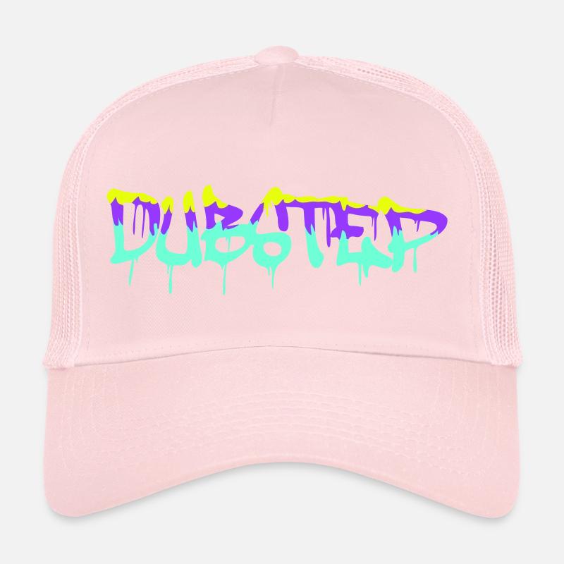Dub Step Techno Musique Fête Drop Graffiti Texte Casquette trucker 