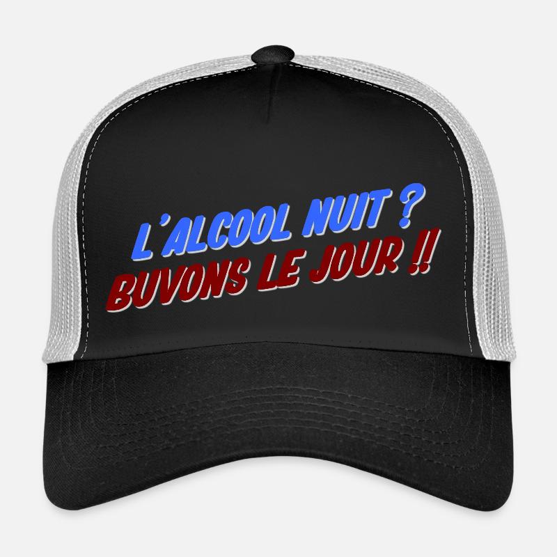 humour alcool Casquette trucker 