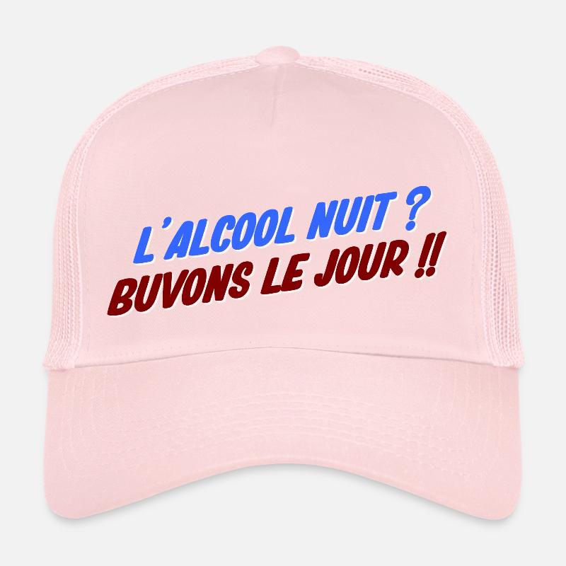 humour alcool Casquette trucker 