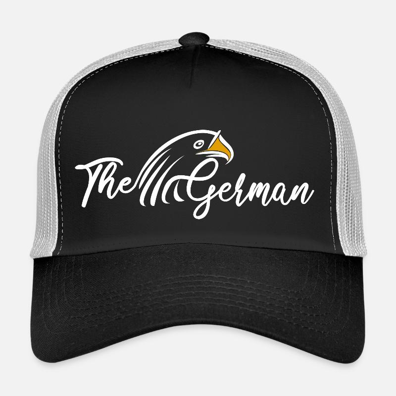 The German Eagle National Pride Eagle Head Trucker Cap