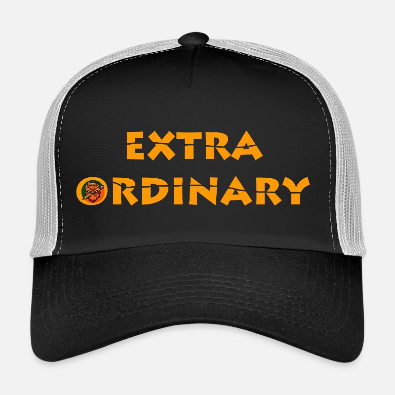 Extra Ordinary - Trucker Cap - black/stone grey