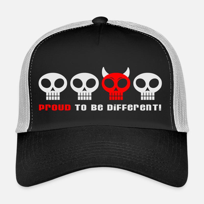 DIFFERENT PUNKY SKULLS - 2C Trucker Cap