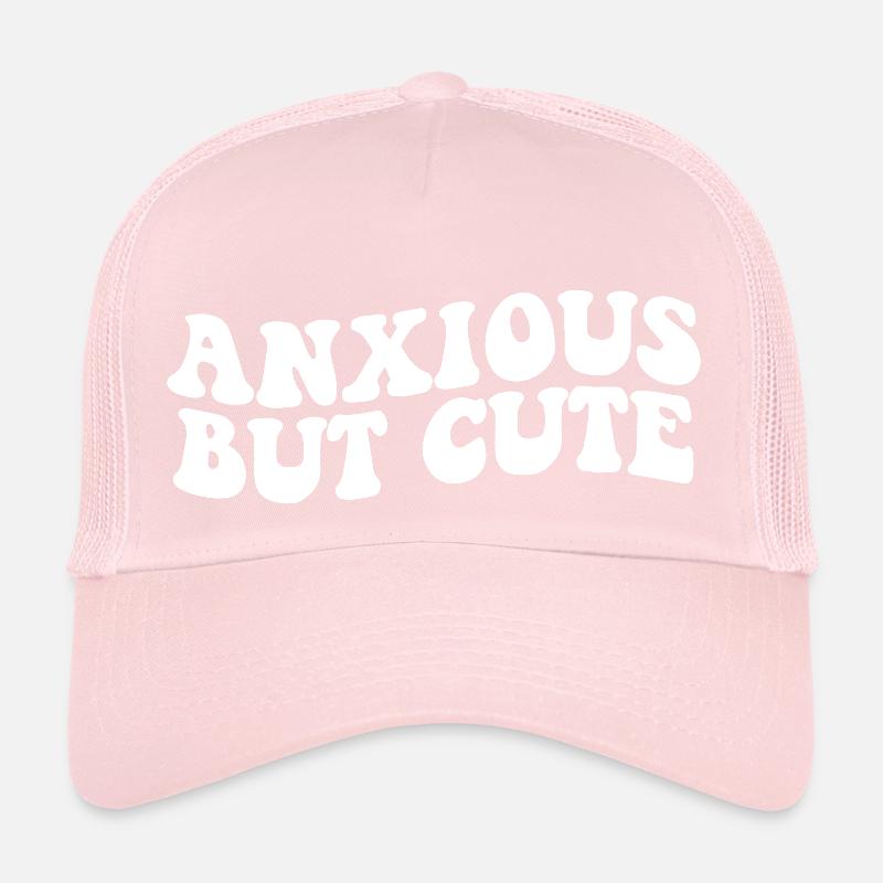 Ängstlicher, aber süßer Angstbekämpfer Spaß Trucker Cap