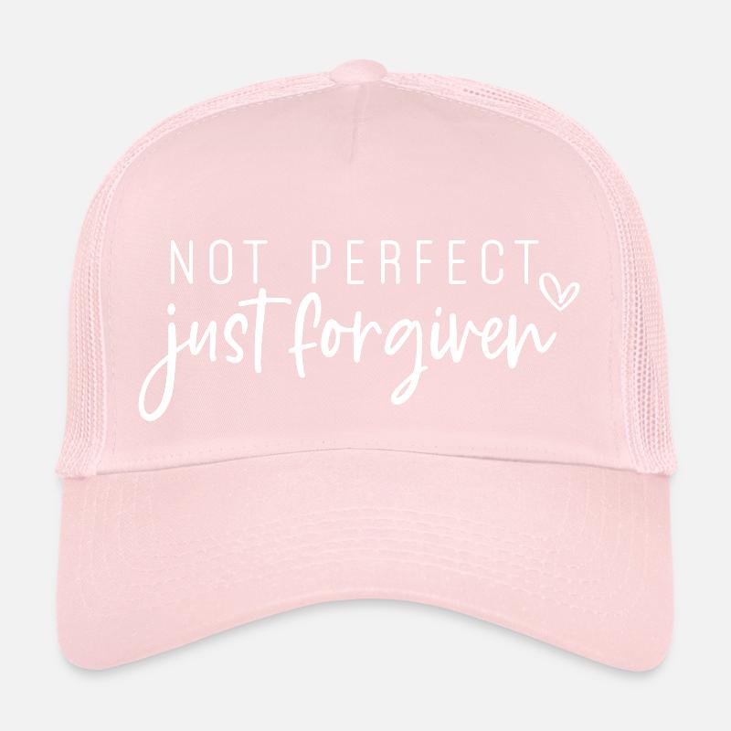 Not Perfect, Just Forgiven Trucker Cap