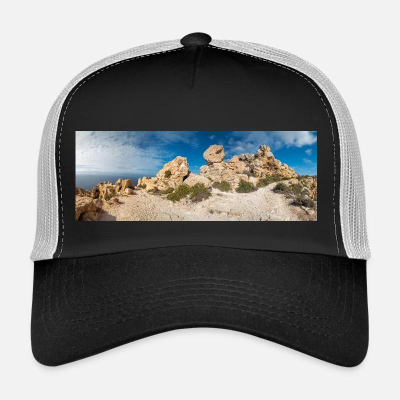 Formation rocheuse de Dingli près des falaises de Dingli, Malte Casquette trucker 