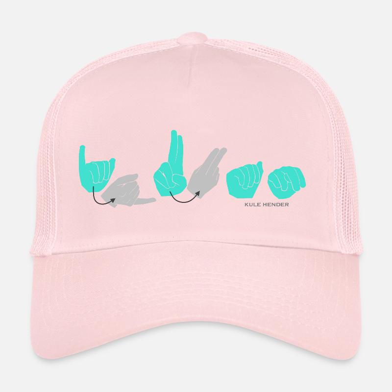 JUAN turquoise Casquette trucker 