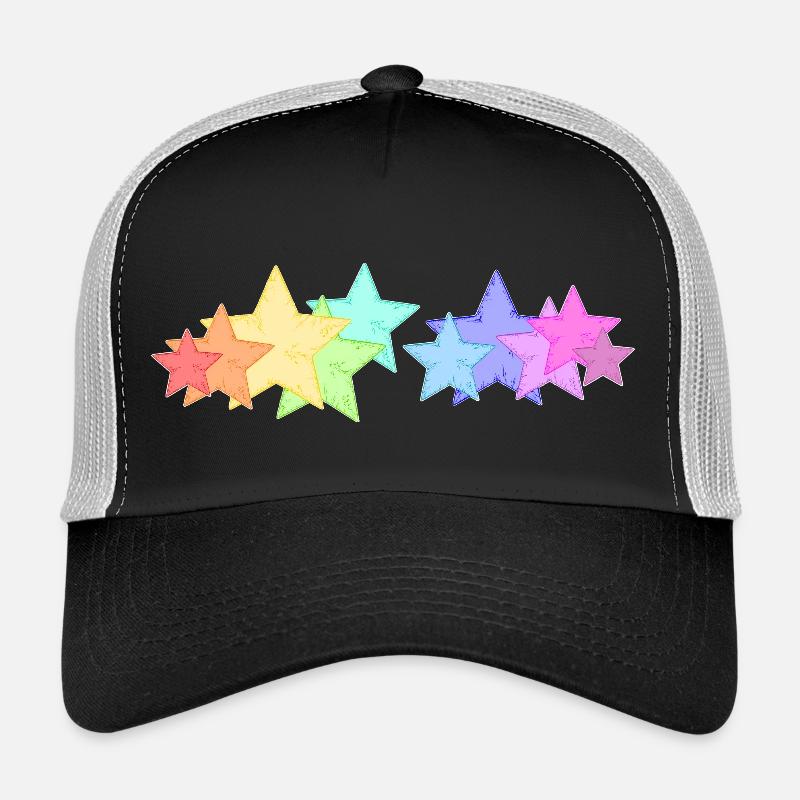bunte Sterne Trucker Cap