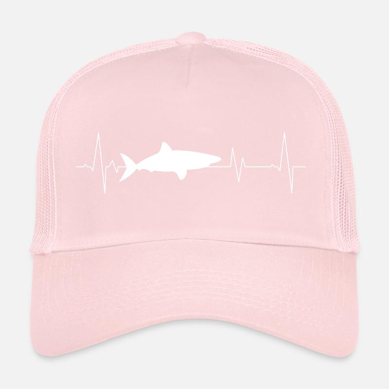 Hai mit Herzschlag Trucker Cap