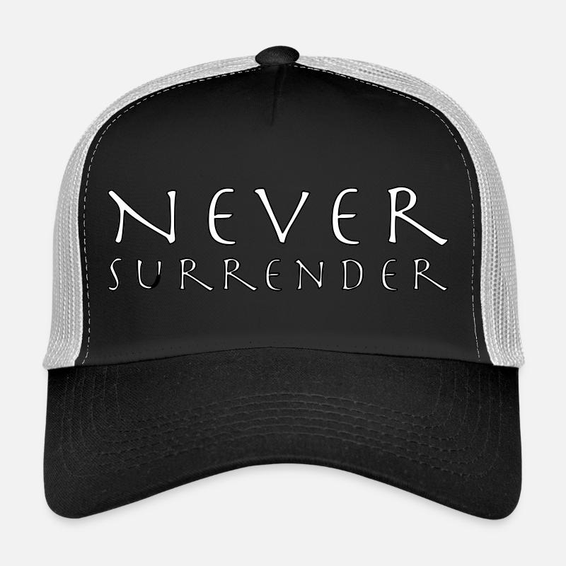never surrender Trucker Cap