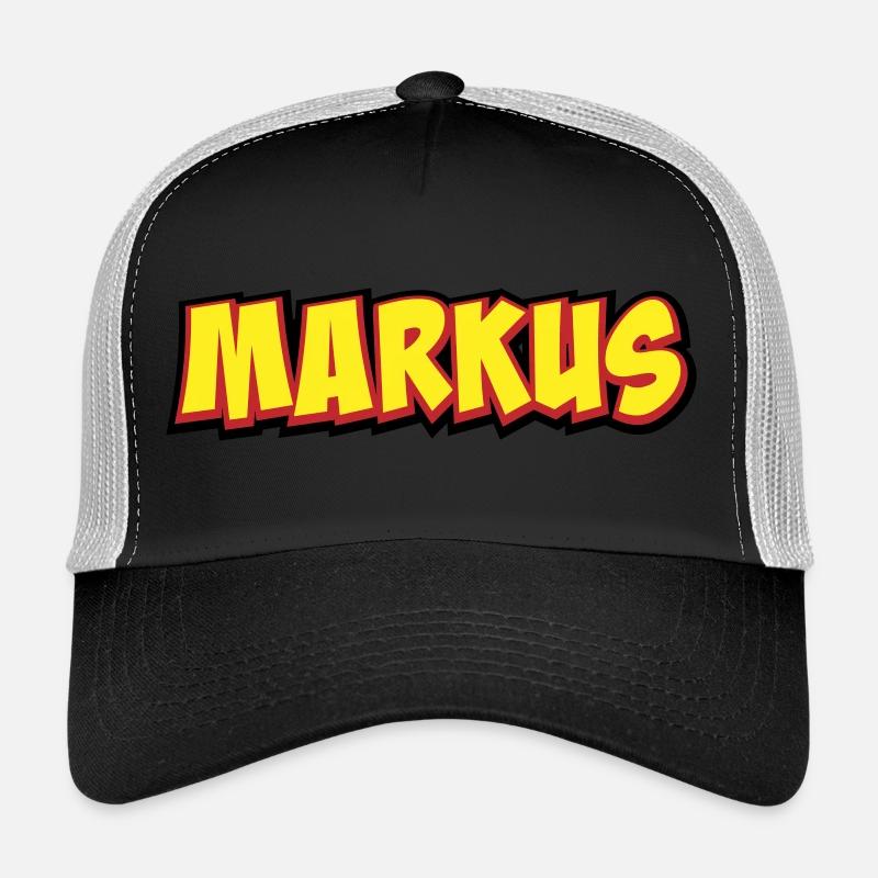 Cadeau Prénom Markus Casquette trucker 