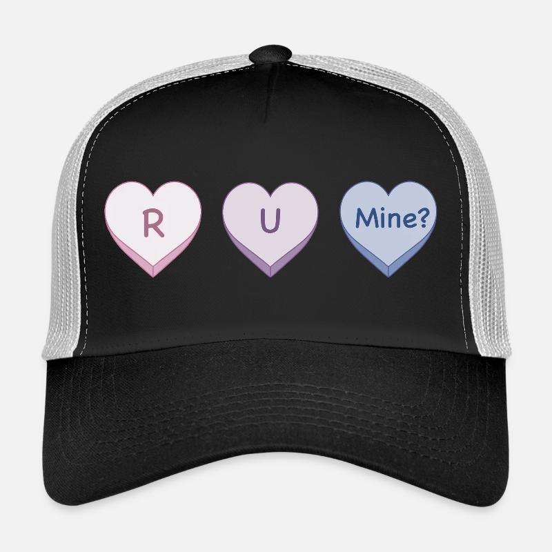 R U Meins? - Trucker Cap - Schwarz/Steingrau