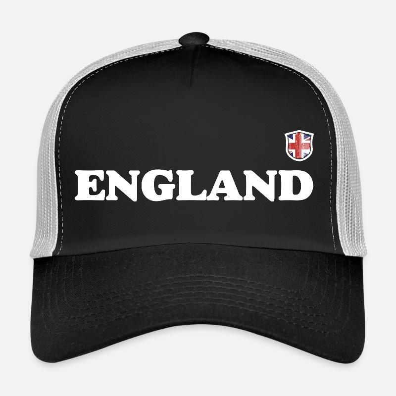 Typographie de l’écusson de l’Angleterre Casquette trucker 