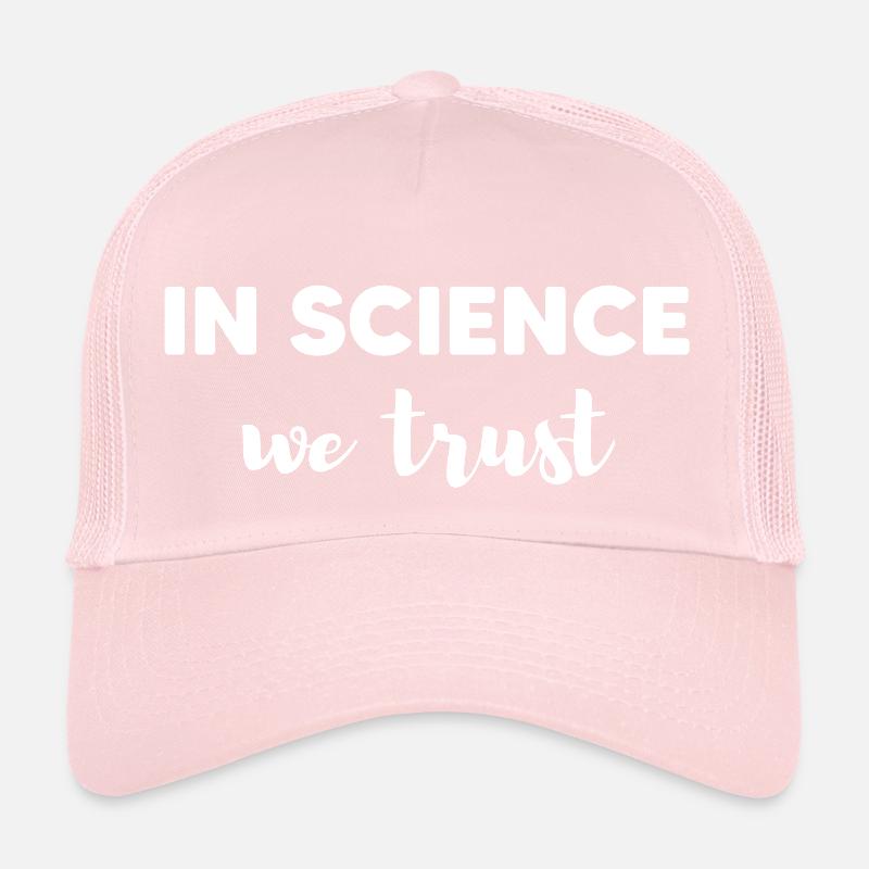 In science we trust Casquette trucker 