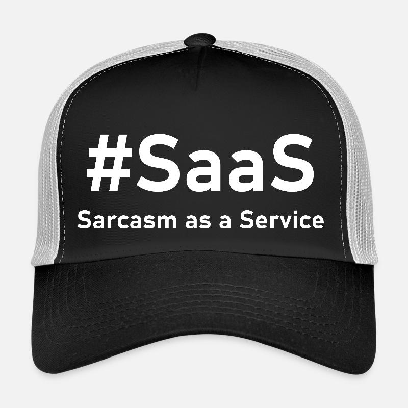 Sarcasm as a Service | Witziger IT-Spruch für Nerd Trucker Cap