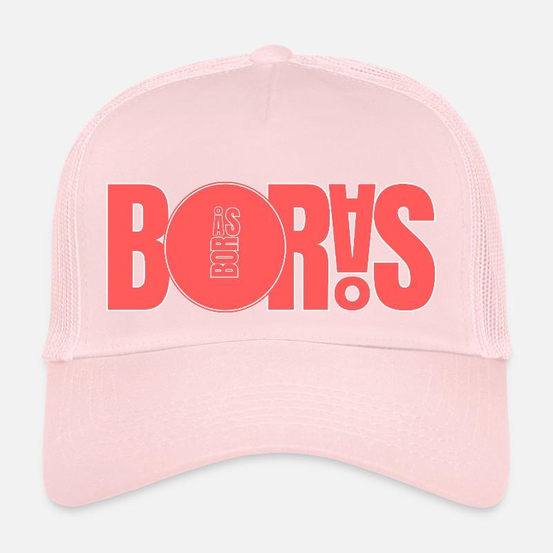 Bor ÅS - Imprimé rouge Casquette trucker 