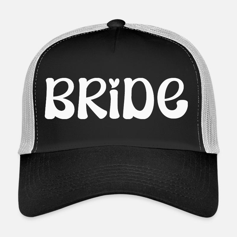 Fiancée de mariage de la mariée Casquette trucker 