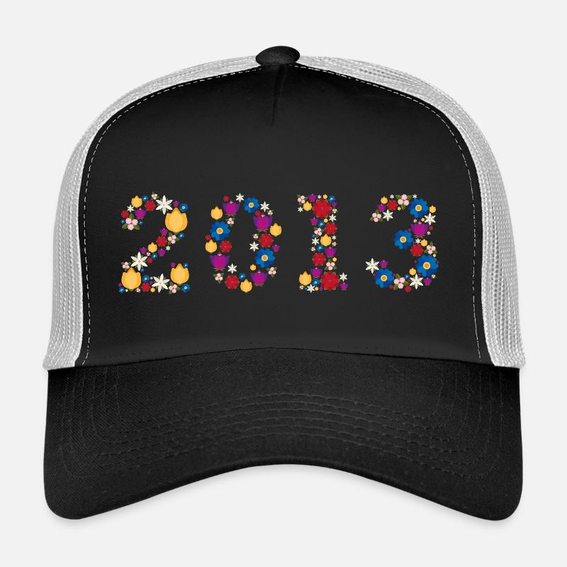 Flowers 2013 - Trucker Cap - Schwarz/Steingrau
