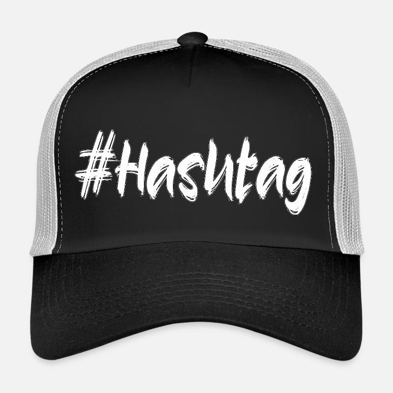 # - Casquette trucker  - noir/gris pierre