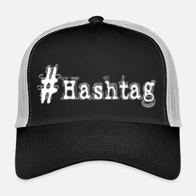 #1 - Trucker Cap - Schwarz/Steingrau