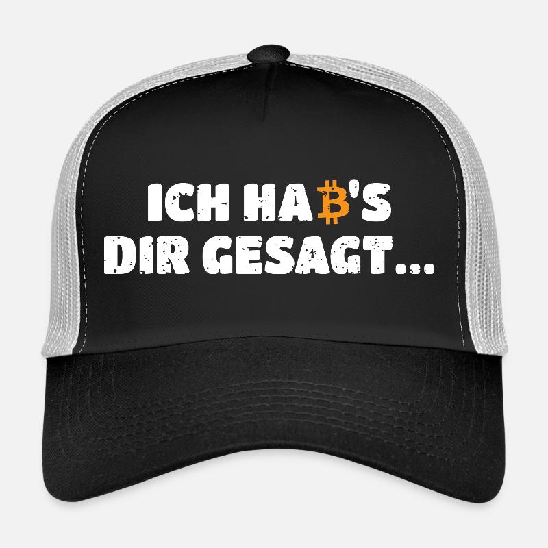 Bitcoin, je vous l’ai dit Casquette trucker 