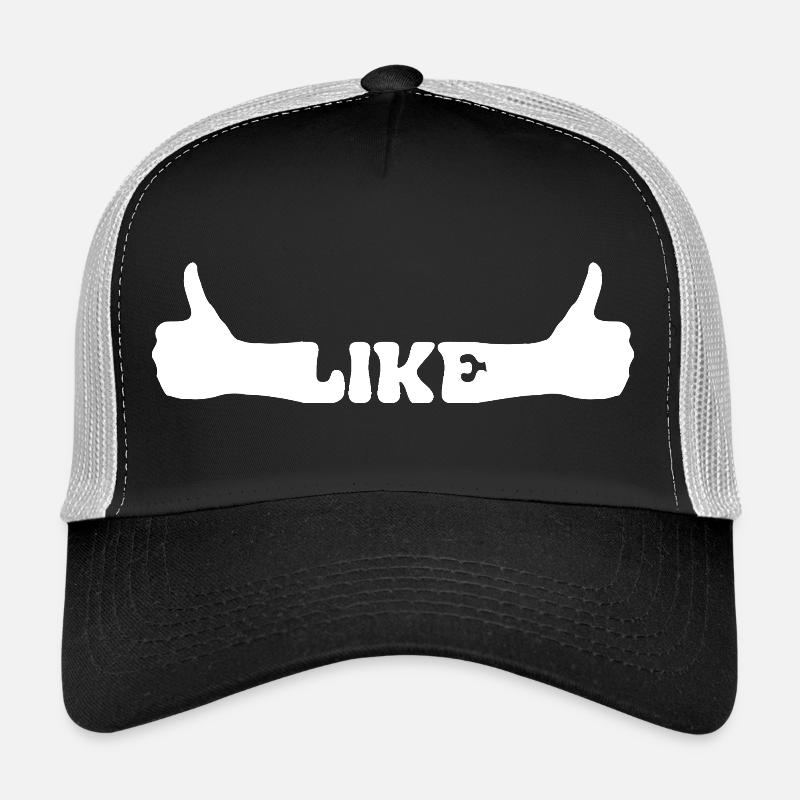LIKE pouces levés main Casquette trucker 