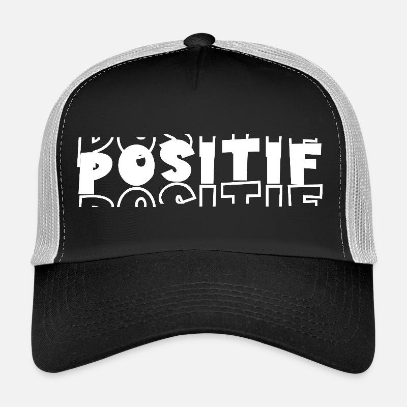 Positive Stimmung - Trucker Cap - Schwarz/Steingrau