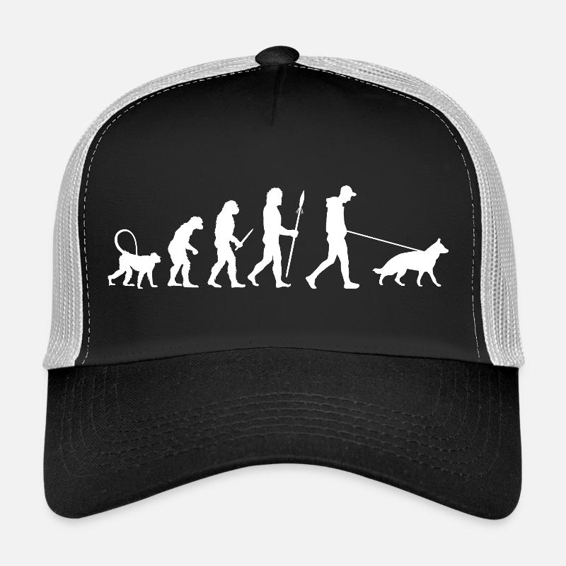 Évolution du berger allemand Casquette trucker 