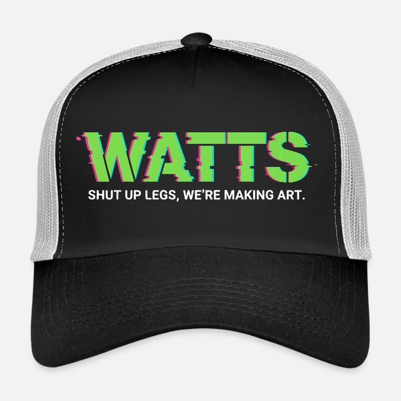 WATTS Neon Pop Art T-Shirt Trucker Cap