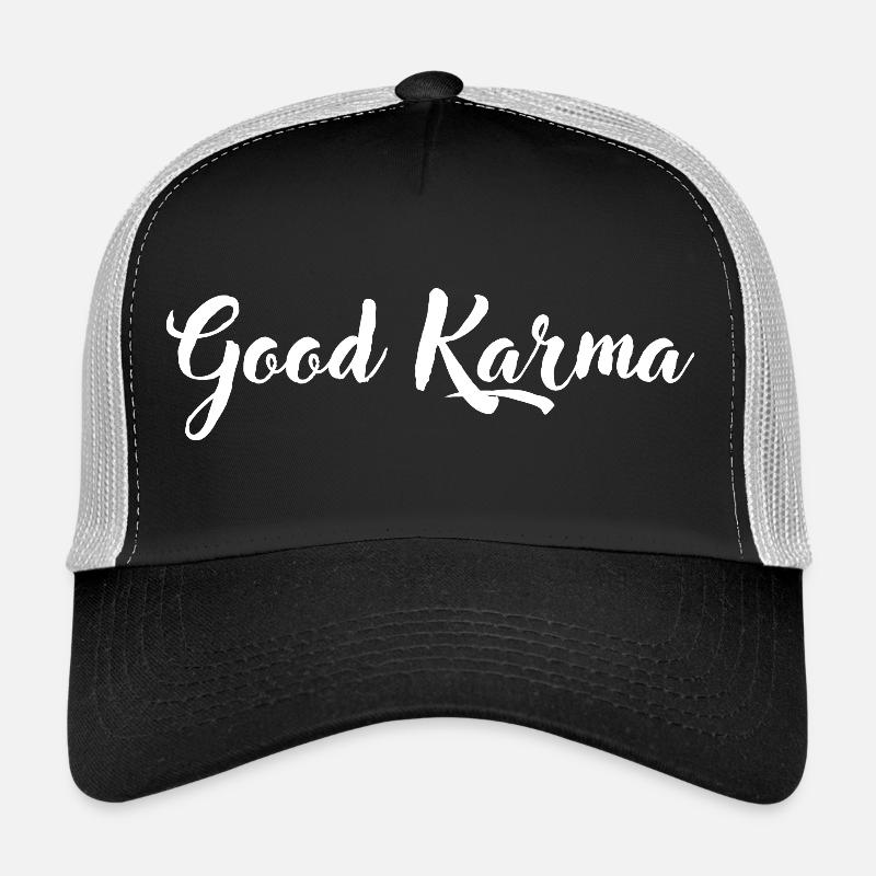 Good_Karma - Casquette trucker  - noir/gris pierre