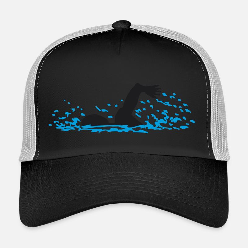 Schwimmer - Trucker Cap - Schwarz/Steingrau