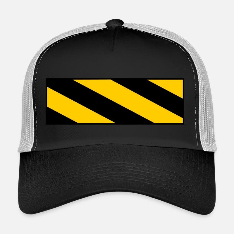 warning sign Trucker Cap