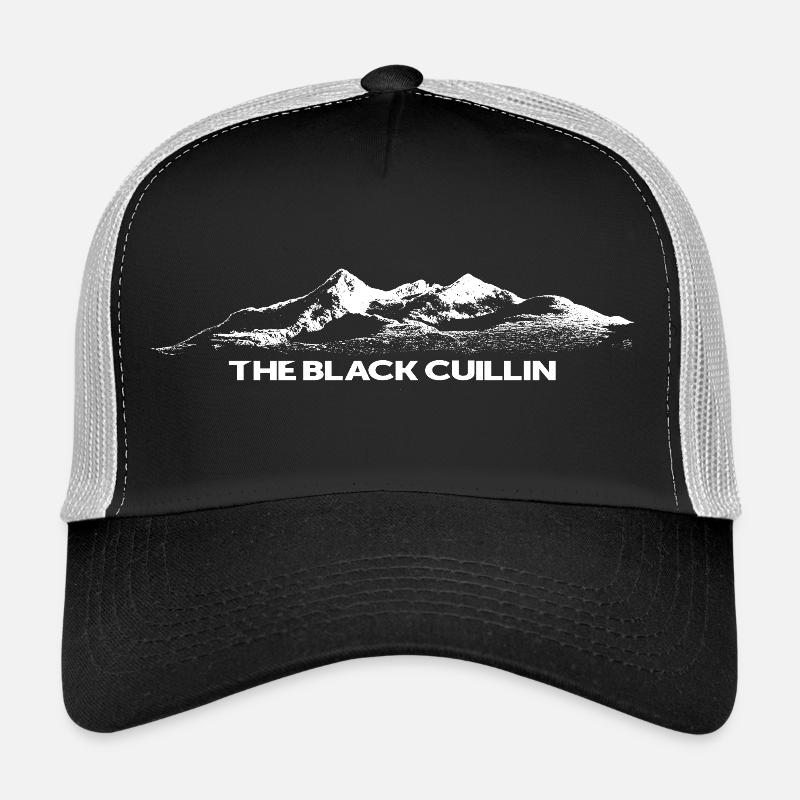 Der schwarze Cuillin - Trucker Cap - Schwarz/Steingrau