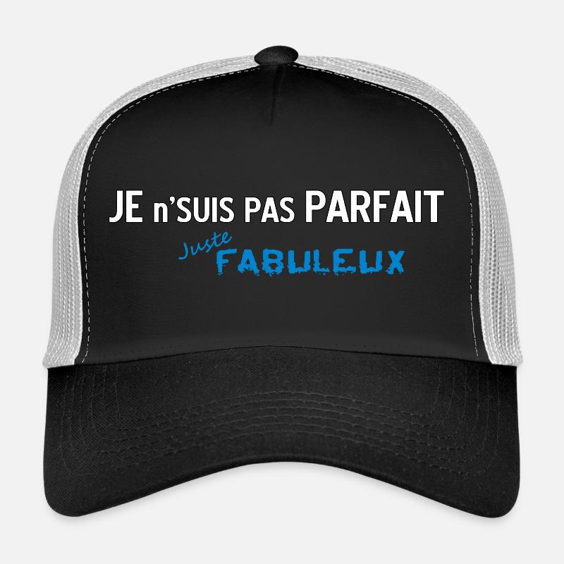 Pas Parfait mais Fabuleux 2 - Casquette trucker  - noir/gris pierre